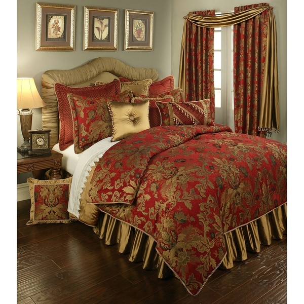 Red 3-piece Luxury Comforter Set 