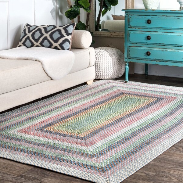 Shop nuLOOM Pink Mutli Indoor Outdoor Contemporary Casual ...
