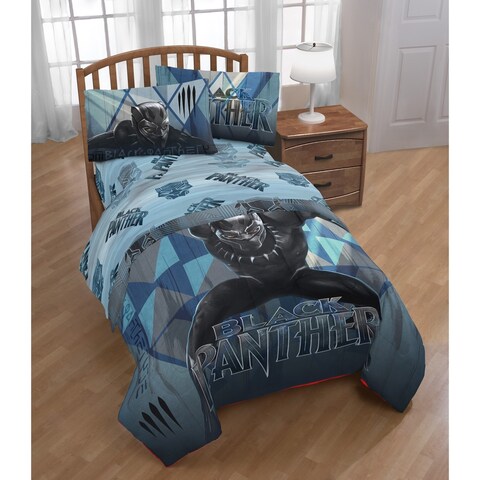 Marvel Black Panther Blue Tribe Twin Bed in a Bag