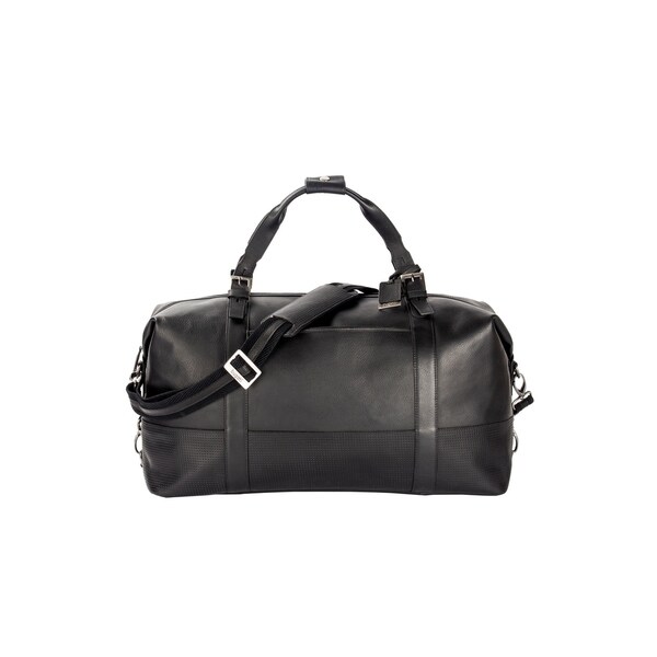 bugatti leather duffle bag