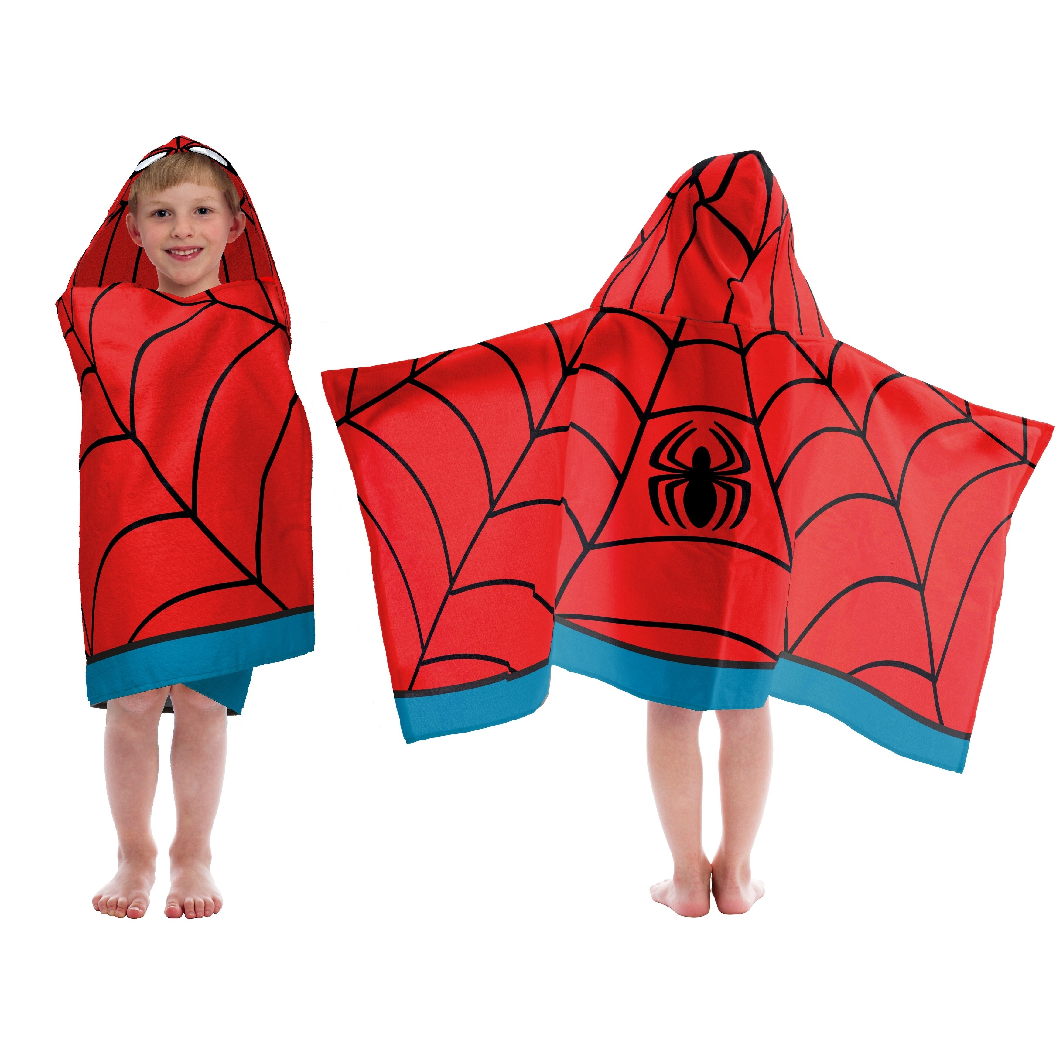 spider man hooded towel