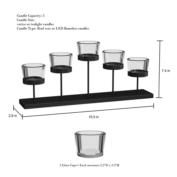 tiered votive candle holders