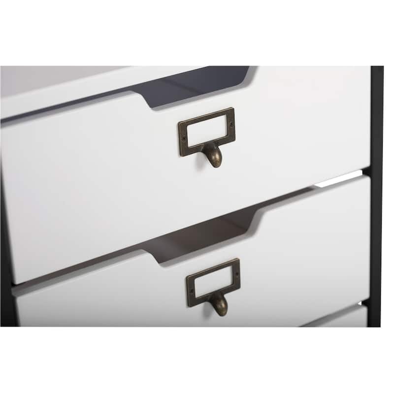Sew Ready 3 Drawer White Mobile Organizer
