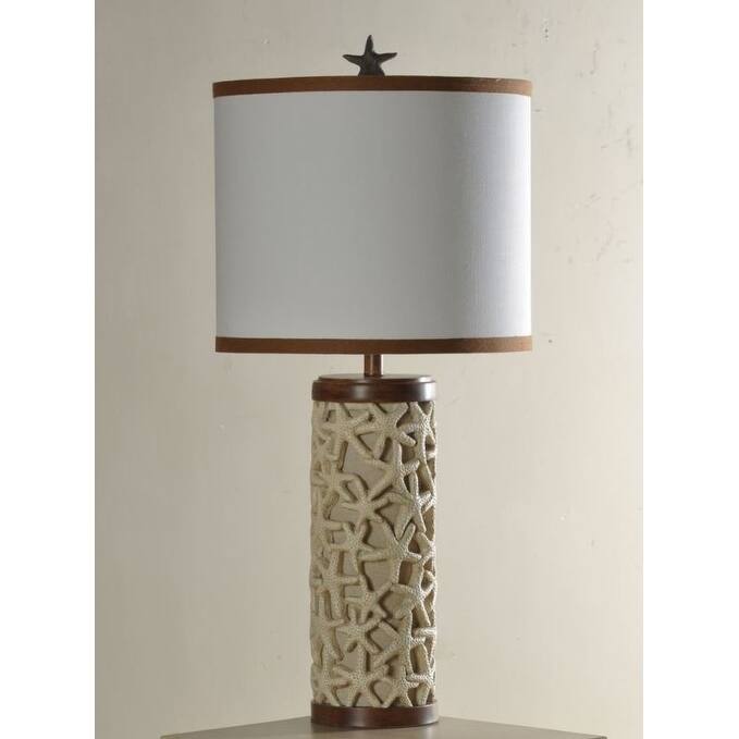 StyleCraft Starfish Table Lamp with Shade - 27"
