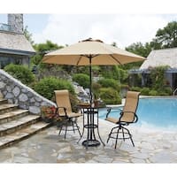 Living Accents  Balcony  Brown  Heritage  Table  Round