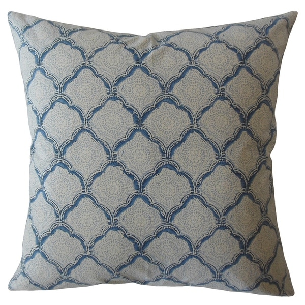 Rahima Damask Throw Pillow Sky
