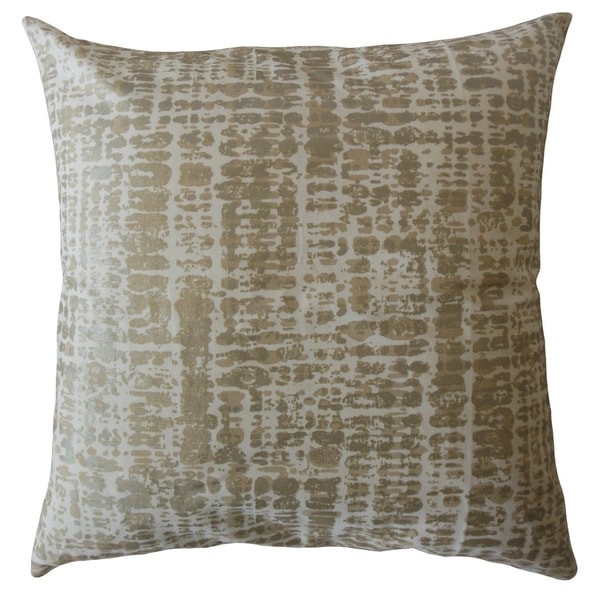 Quanda Graphic Throw Pillow Brown