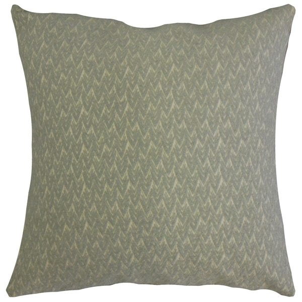 Larkin Geometric Throw Pillow Ash