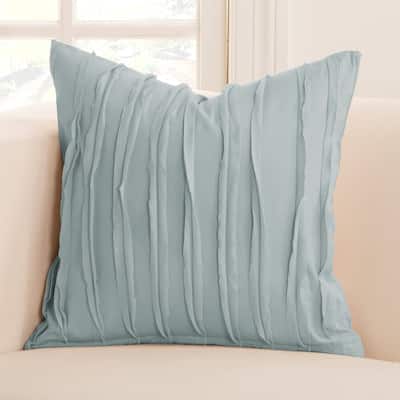 Siscovers Tattered Cotton Designer Throw Pillow