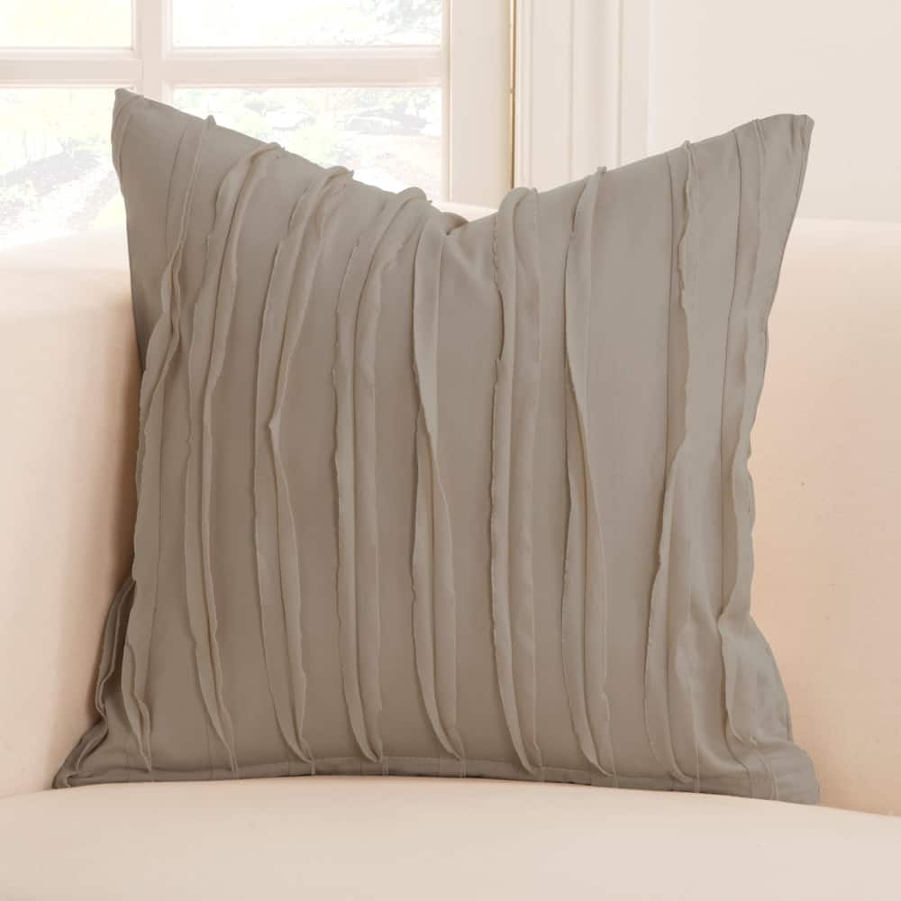 Siscovers Tattered Cotton Designer Throw Pillow