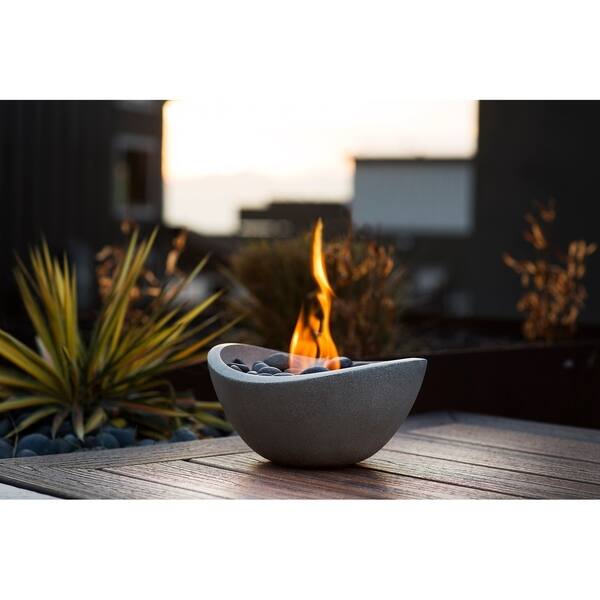 Shop Wave Table Top Fire Bowl Overstock 22719164