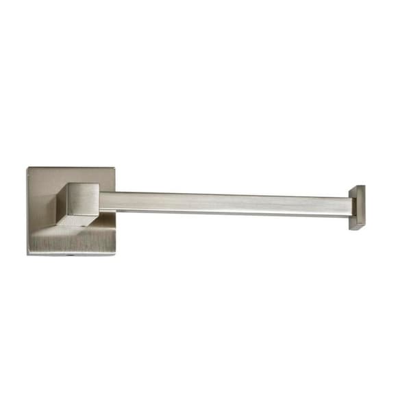 Brushed nickel bathroom discount towel bar set