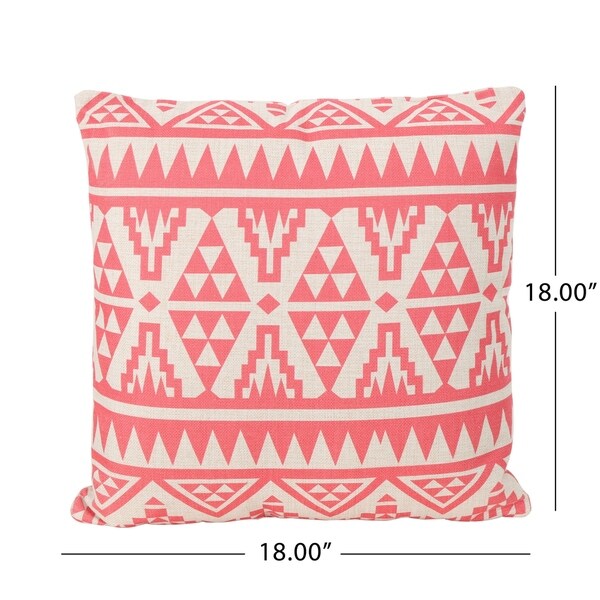 Caroline Outdoor 18" Water Resistant Square Pillows (Set of 4) by Christopher Knight Home. Opens flyout.