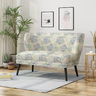 Desdemona Modern Farmhouse Fabric Settee by Christopher Knight Home