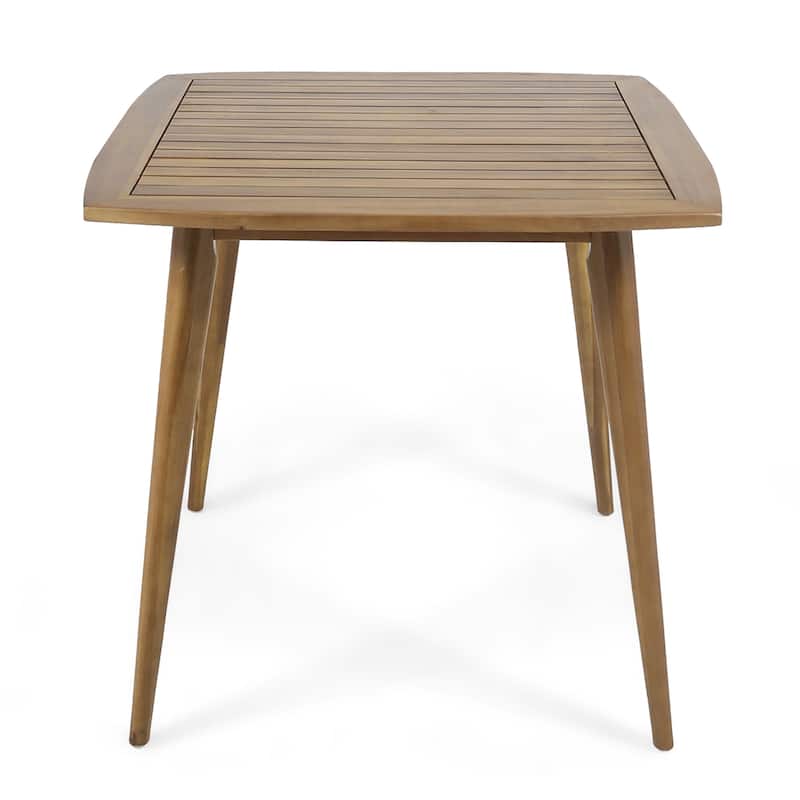 Wallace Indoor Square Acacia Wood Dining Table by Christopher Knight Home