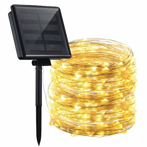 Mpow Solar Powered String Lights, 200 LED Copper Wire Lights, Starry String Lights
