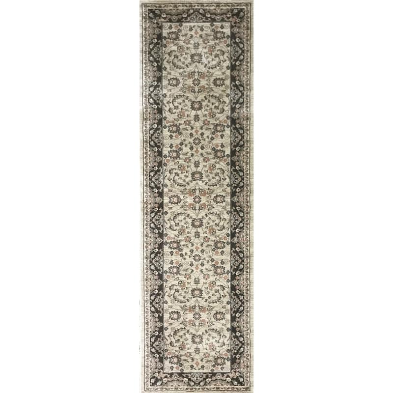 Admire Home Living Gallina Traditional Botanical Area Rug