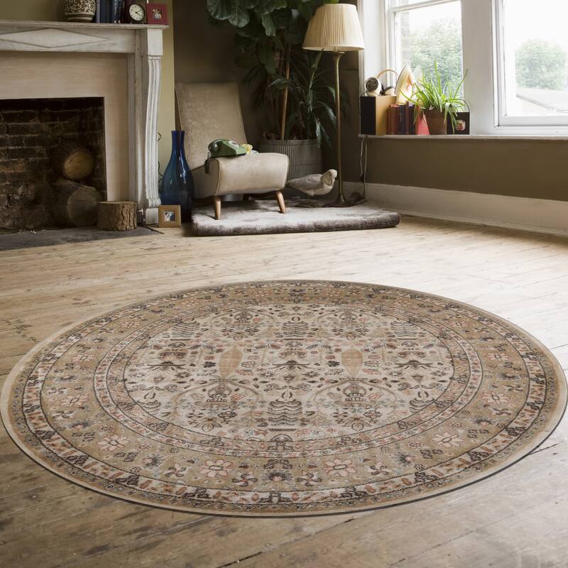 Admire Home Living Gallina Traditional Oriental Pattern Area Rug