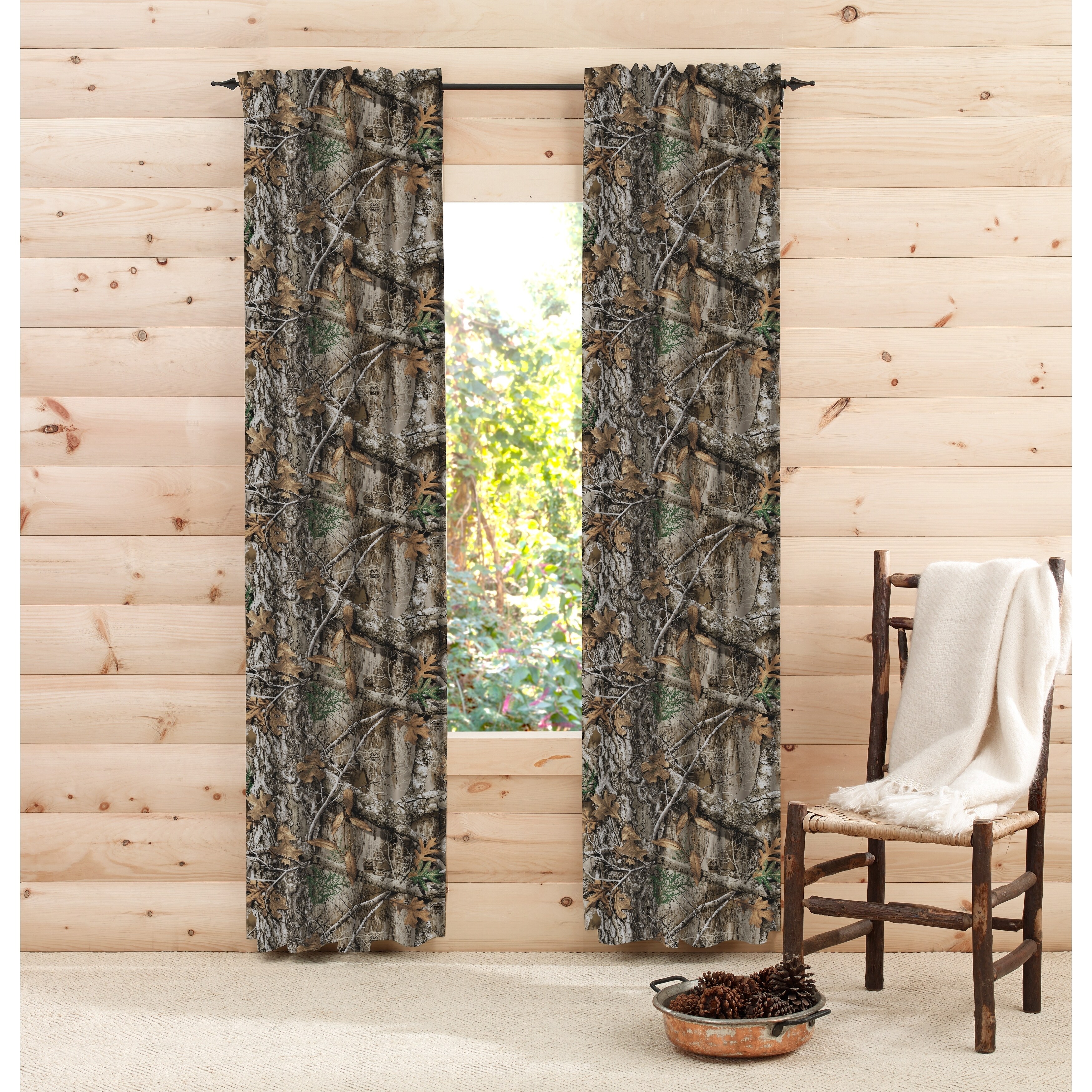 Shop Realtree Edge 84 Inch Curtain Panel Pair 40 W X 84 L On