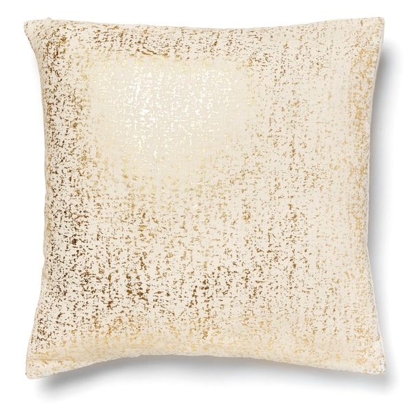 Shop Kelsey Metallic Accent Pillow On Sale Free Shipping On