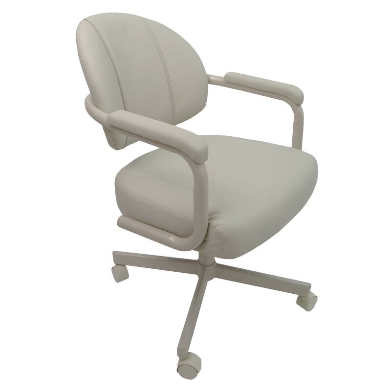 Swivel Caster Dining Chair on Wheels - M70 Ocean Beige