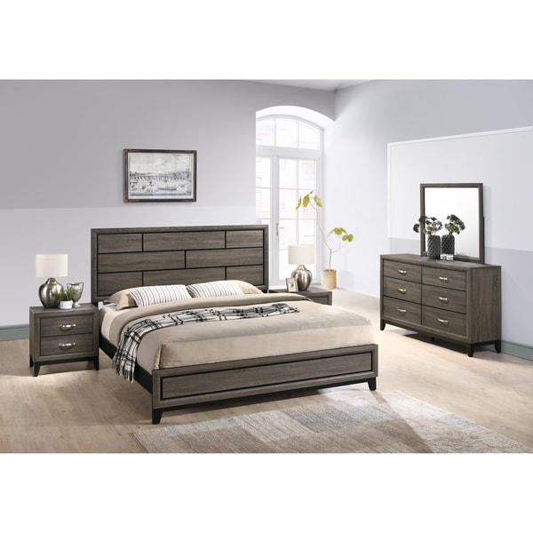 Shop Stout Panel Bedroom Set With Bed Dresser Mirror 2