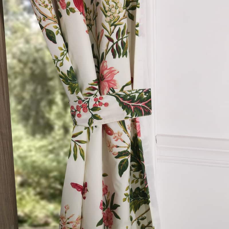 Greenland Home Fashions Butterflies Curtain Panels (Set of 2) - 42 x 84