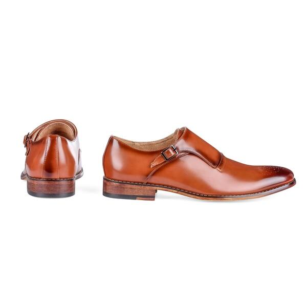 burgundy monk strap dress shoes Burgundy Single Buckle Monk Shoe | Solovair