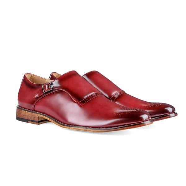UV Signature Men's Single Monk Strap Brogue Dress Shoes Size 12 in Burgundy (As Is Item) - Bed Bath & Beyond - 27962723 UV Signature Men's Single Monk Strap Brogue Dress Shoes Size 12 in Burgundy (As Is Item) - Bed Bath & Beyond - 27962723