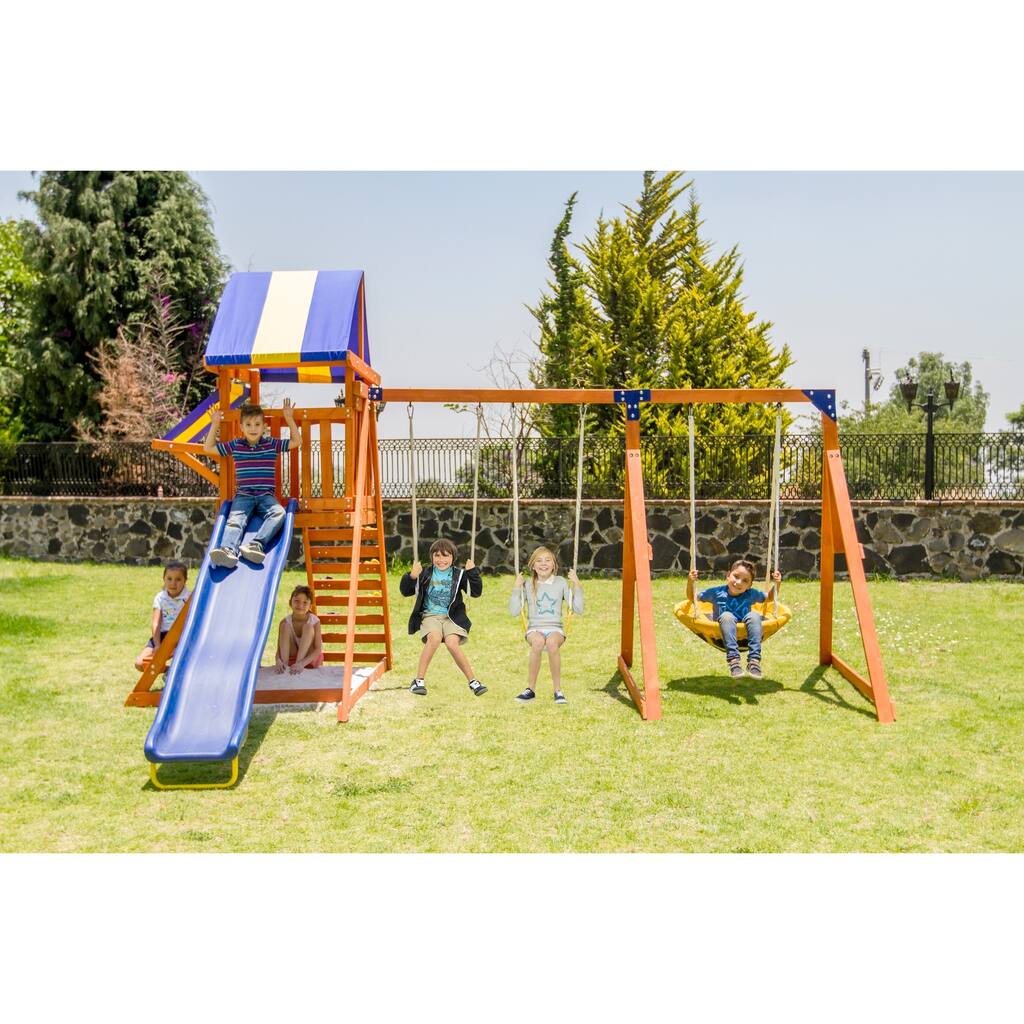 Sportspower Willow Creek Wooden Swing Set