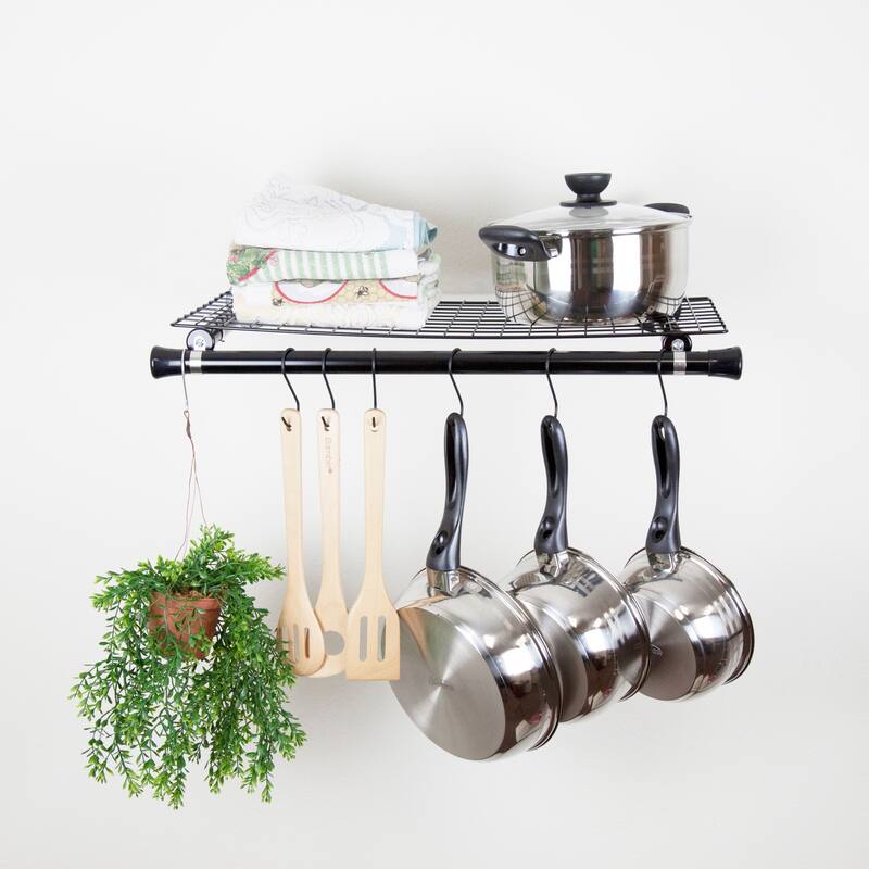 InStyleDesign Single Shelf with hanger - Black