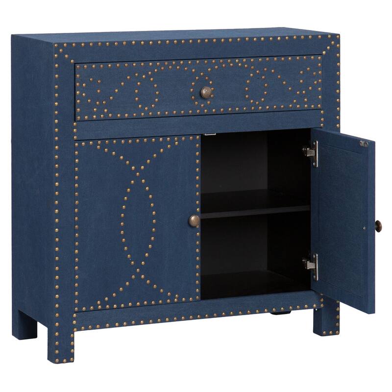 SEI Furniture Belize Navy 2-door Storage Cabinet