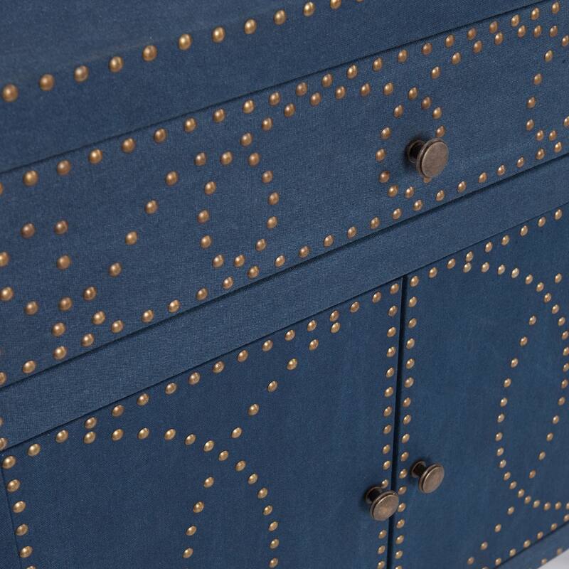 SEI Furniture Belize Navy 2-door Storage Cabinet