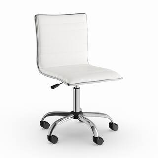 White Ergonomic Chairs Online At Our Best Home Carson Carrington Lund Black Chrome Contemporary Office Chair