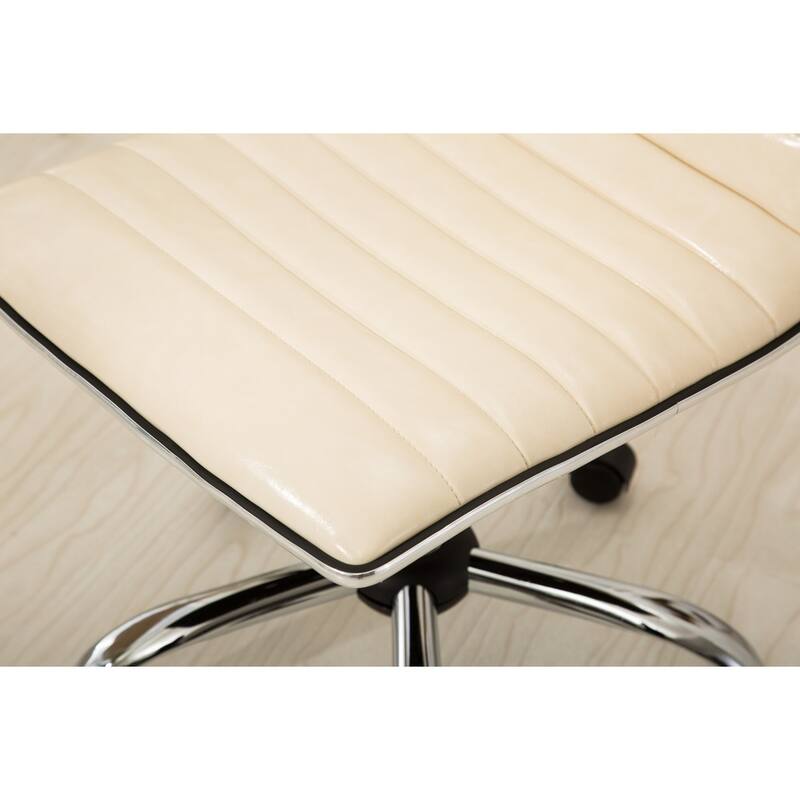 Carson Carrington Lund Modern Chrome Office Chair