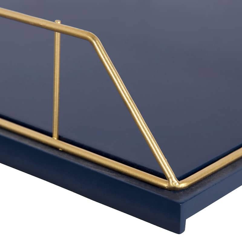 Carbon Loft Richter Stacked Metal and Wood Letter Trays - N/A
