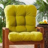 Havenside Home Driftwood Outdoor Yellow Seat/ Back Chair Sunbeam 21W x 42L