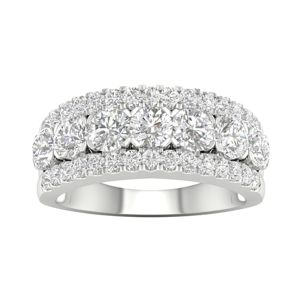 De Couer 14k Gold 2ct TDW Diamond Women's Anniversay Band