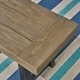 preview thumbnail 8 of 8, Raphael Outdoor Acacia Wood Bench by Christopher Knight Home - Black