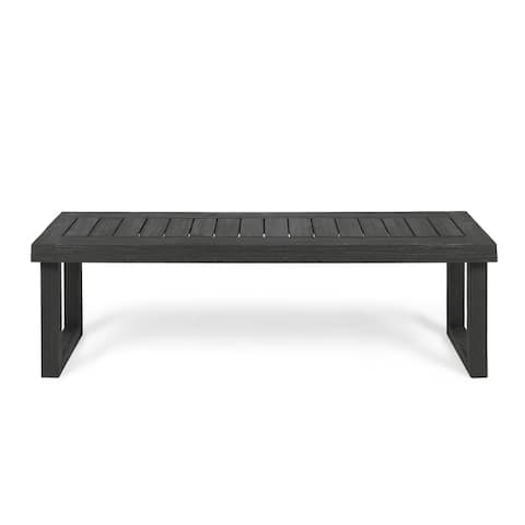 Nestor Outdoor Acacia Wood Bench by Christopher Knight Home