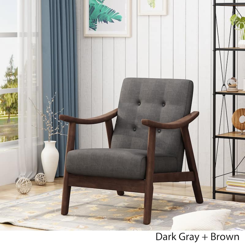 Chabani Mid-Century Modern Accent Chair by Christopher Knight Home