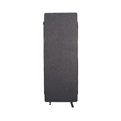 Offex Wall Partition Privacy Screen Freestanding Acoustic Room Divider, Expansion Panel for Office, Classroom - Slate Gray