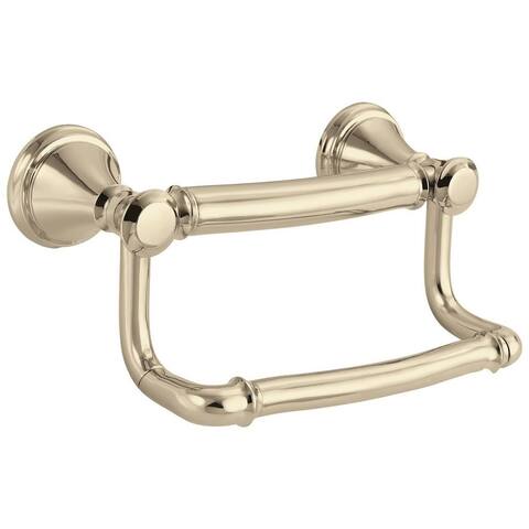 Delta Bath Safety Traditional Tissue Holder with Assist Bar 41350-PN Polished Nickel