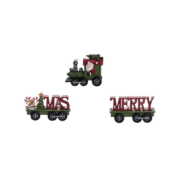 merry christmas train set