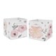 preview thumbnail 1 of 0, Sweet Jojo Designs Pink and Grey Watercolor Floral Collection Foldable Fabric Storage Cube Bins Boxes (Set of 2)