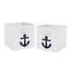 Sweet Jojo Designs Navy Blue Nautical Anchor Anchors Away Collection ...