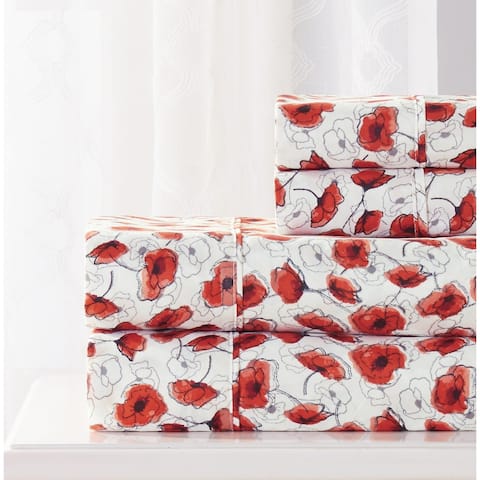 Rt Designer Collection Sheet Sets Online At Our Best Rt Designers Collection Poppy Printed Sheet Set