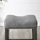 preview thumbnail 2 of 13, The Gray Barn Barish Backless Saddle Seat Counter Stools (Set of 2)