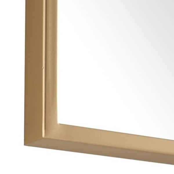 Strick & Bolton Posey Rectangular Metal Mirror
