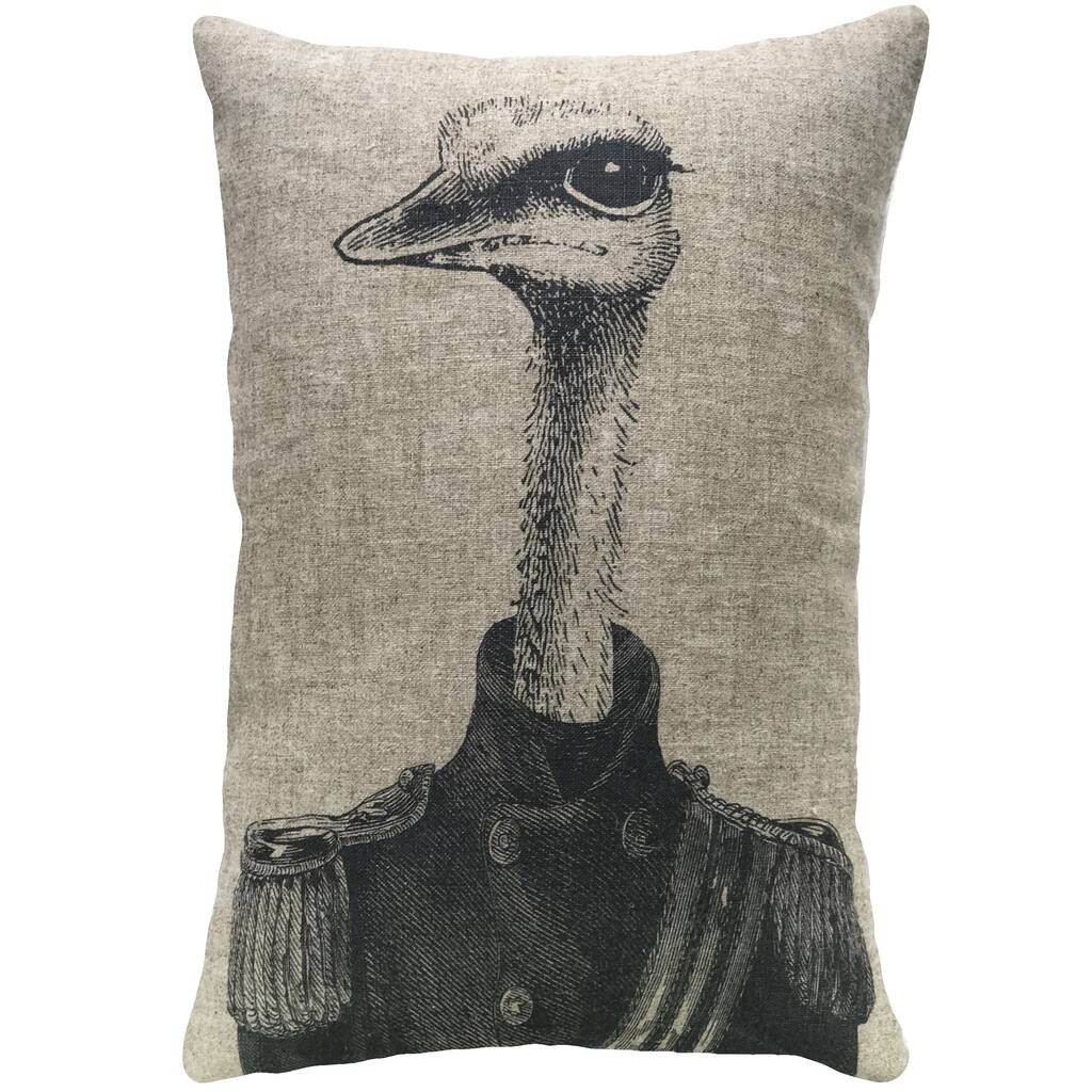 Ostrich Linen Pillow